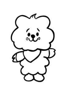 BT21 4 coloring page