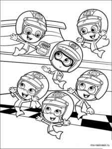 Bubble Guppies 10 coloring page