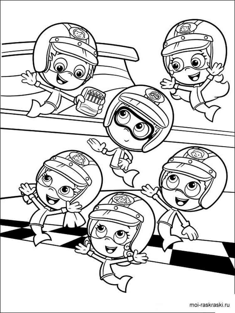 Bubble Guppies 10 coloring page