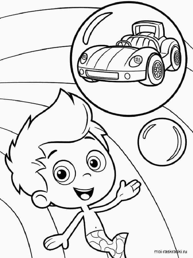 Bubble Guppies 11 coloring page