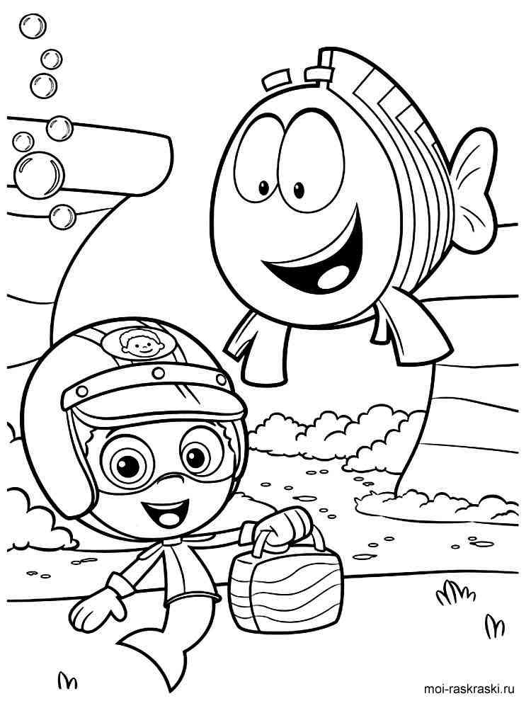 Bubble Guppies 18 coloring page