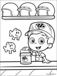 Bubble Guppies 2 coloring page