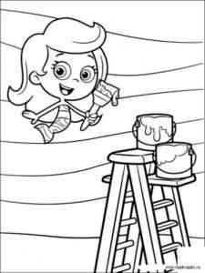 Bubble Guppies 3 coloring page