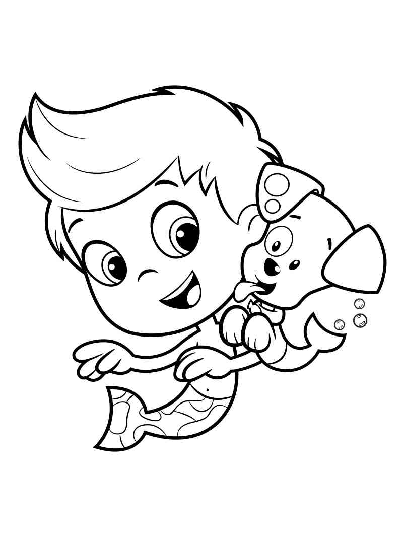 Bubble Guppies 37 coloring page