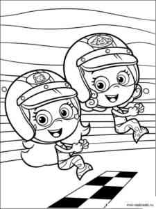Bubble Guppies 4 coloring page