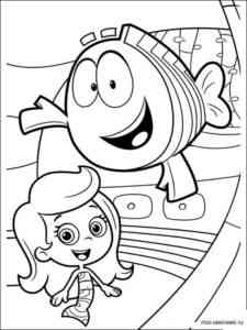Bubble Guppies 5 coloring page
