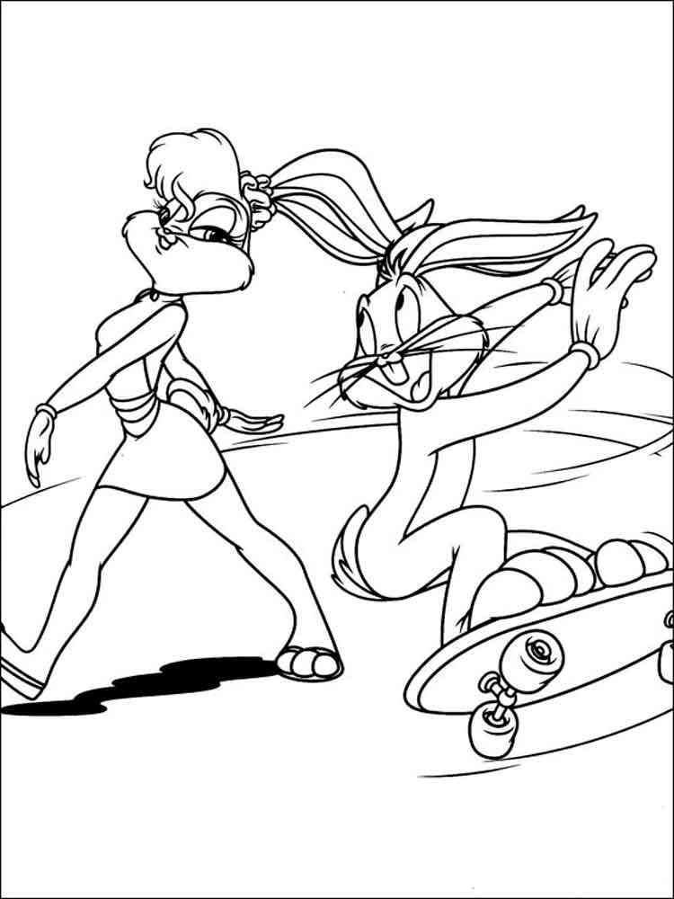 Bugs Bunny 10 coloring page
