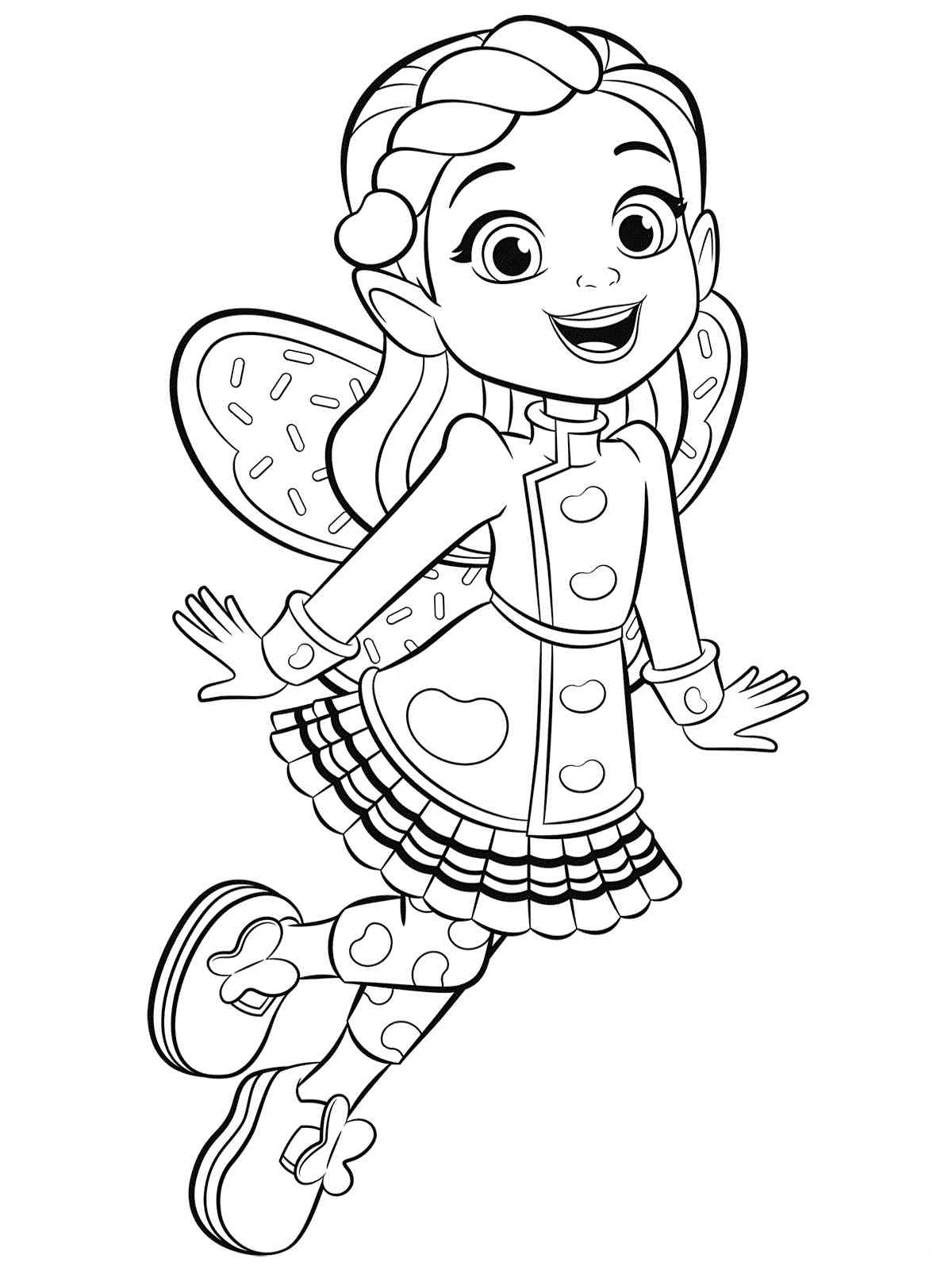 Butterbean’s Cafe 1 coloring page