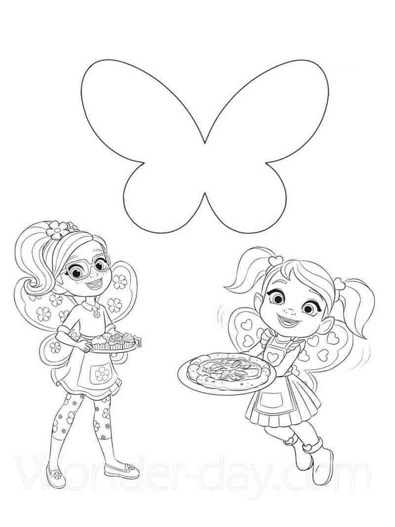 Butterbean’s Cafe 13 coloring page