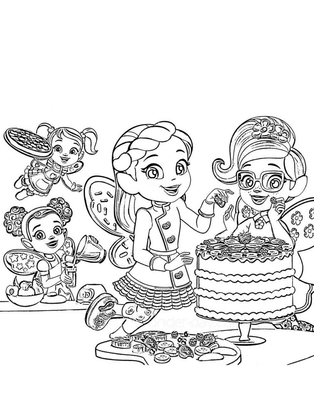 Butterbean’s Cafe 19 coloring page