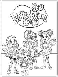 Butterbean’s Cafe 2 coloring page