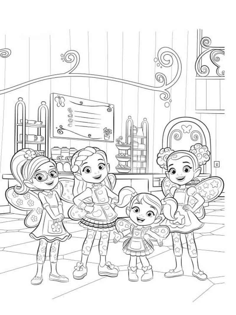 Butterbean’s Cafe 4 coloring page
