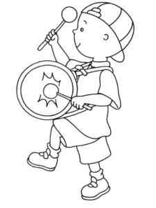 Caillou 14 coloring page