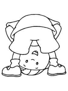 Caillou 18 coloring page