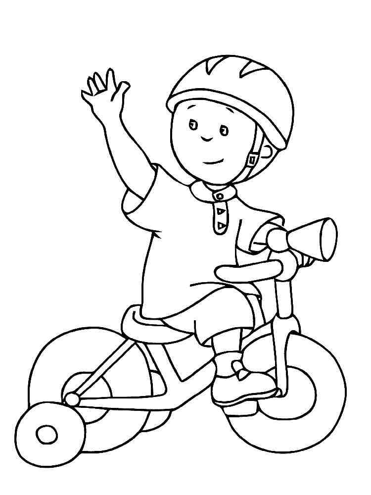Caillou 2 coloring page