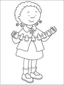 Caillou 9 coloring page