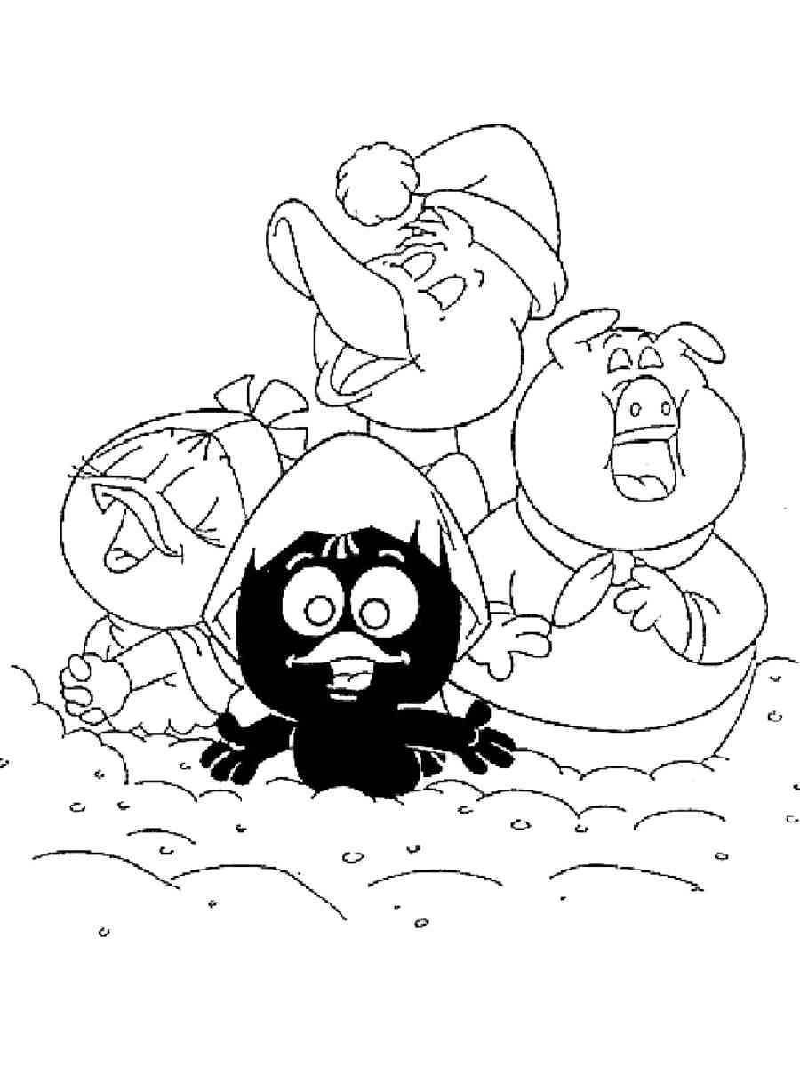 Calimero 10 coloring page