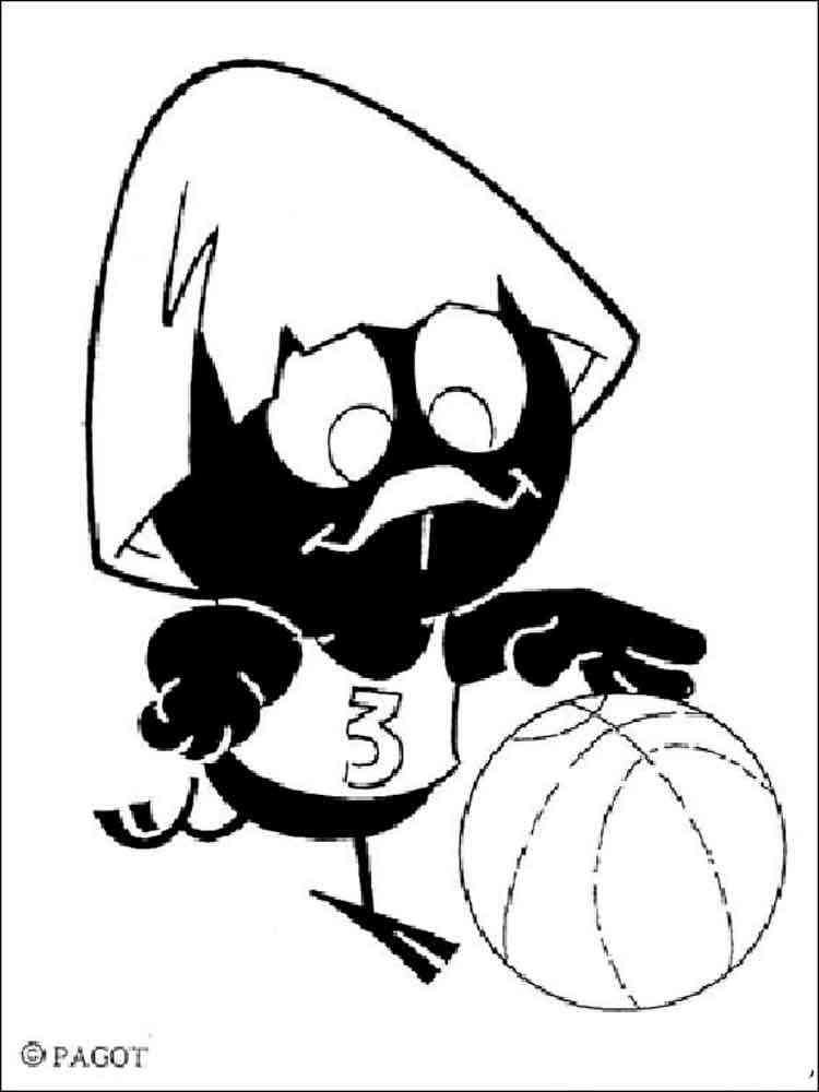 Calimero 6 coloring page