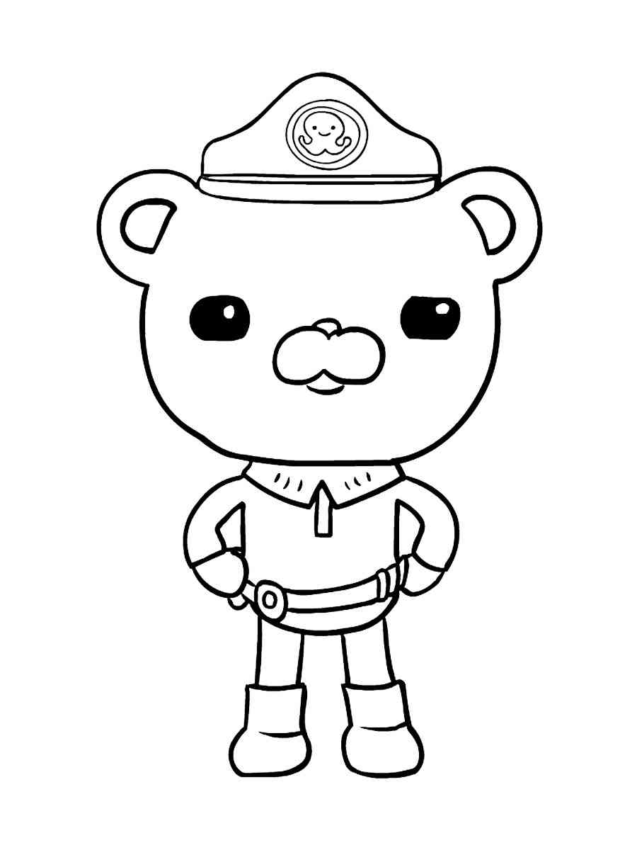 Captain Barnacles 4 coloring page