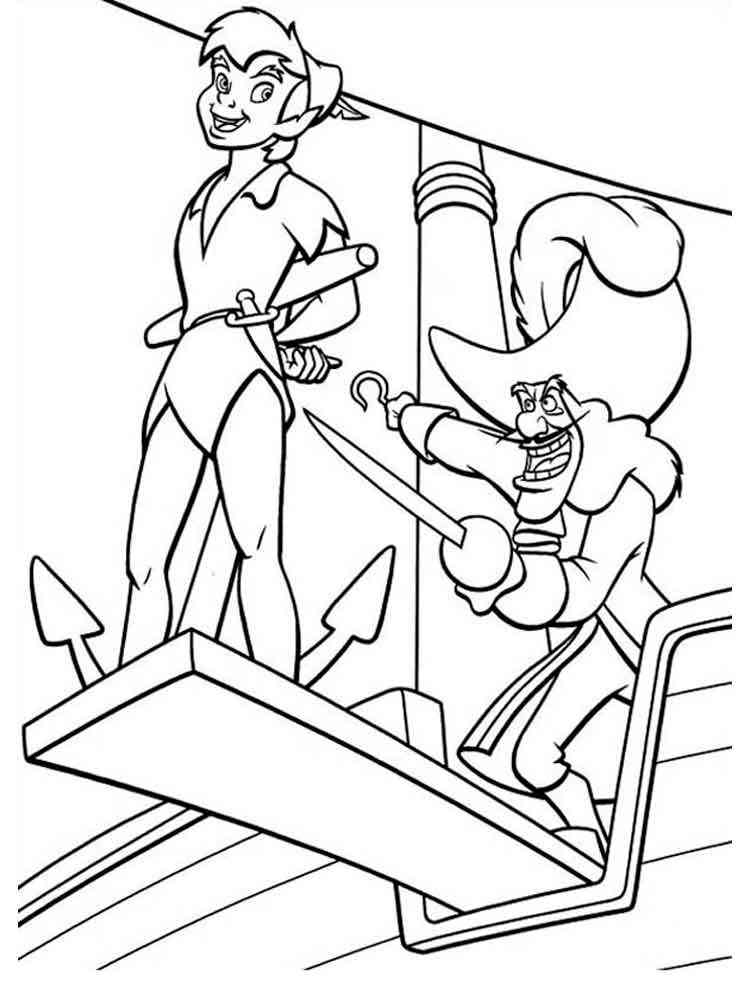 Captain Hook 12 coloring page