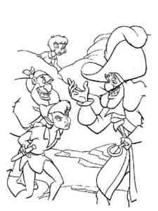 Captain Hook 17 coloring page