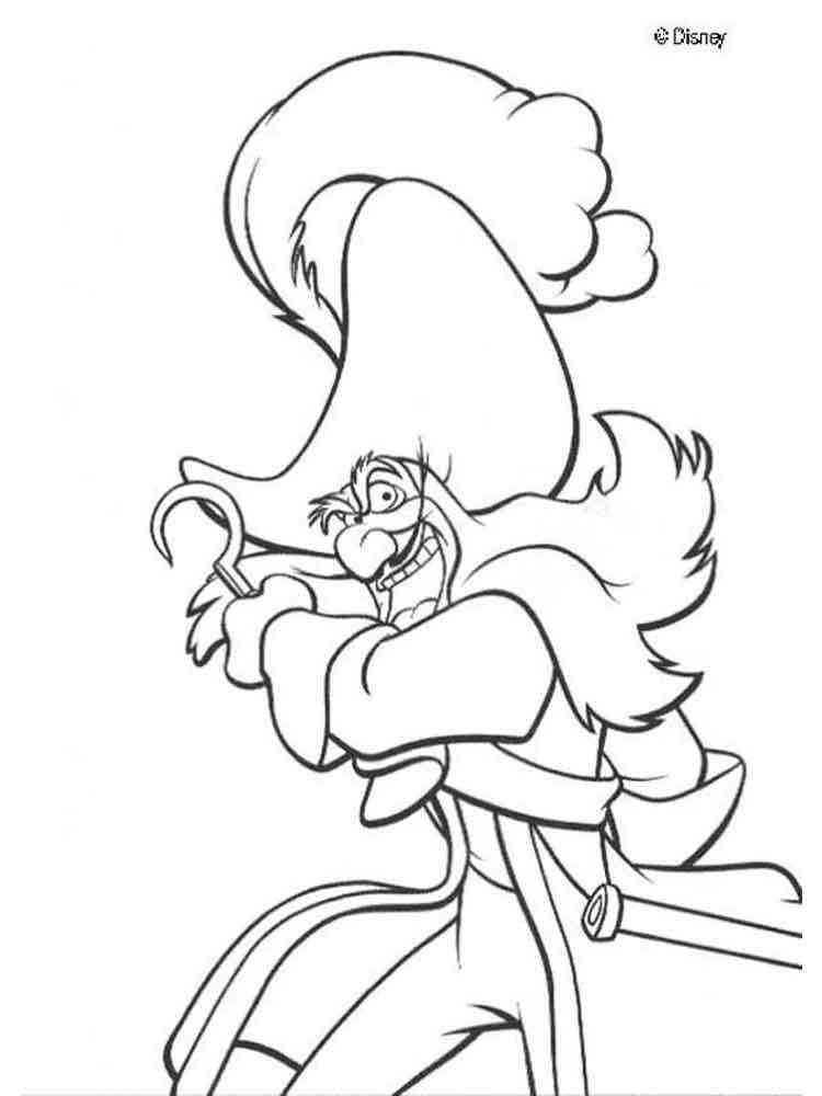 Captain Hook 5 coloring page