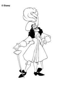 Captain Hook 8 coloring page