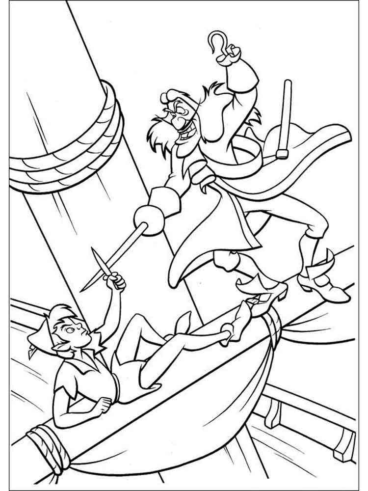 Captain Hook 9 coloring page