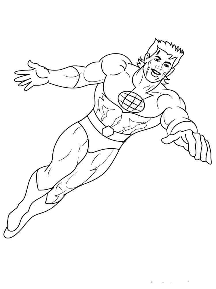 Captain Planet 7 coloring page