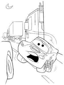 Cars 1 coloring page