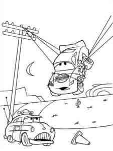 Cars 13 coloring page