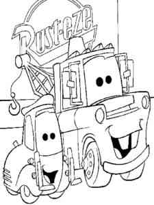 Cars 14 coloring page