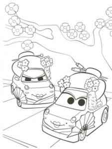 Cars 17 coloring page