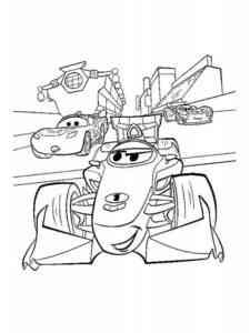 Cars 18 coloring page