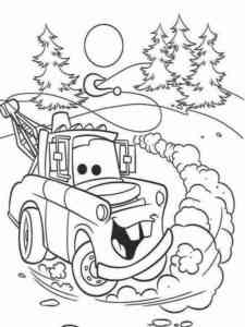 Cars 19 coloring page