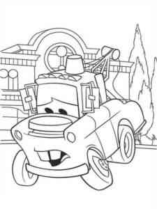 Cars 20 coloring page