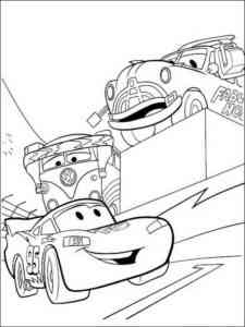 Cars 25 coloring page