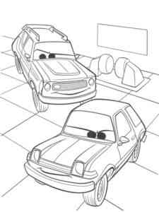 Cars 4 coloring page