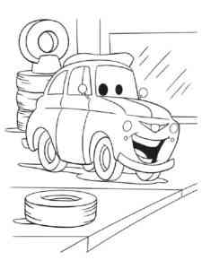 Cars 9 coloring page