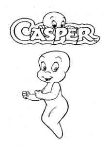 Casper 19 coloring page