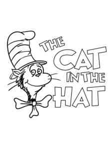 Cat in the Hat 11 coloring page