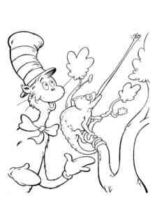Cat in the Hat 6 coloring page
