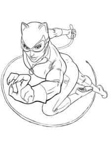 Catwoman 1 coloring page