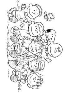 Charlie Brown 11 coloring page