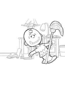 Charlie Brown 14 coloring page