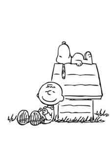 Charlie Brown 15 coloring page