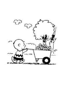 Charlie Brown 18 coloring page