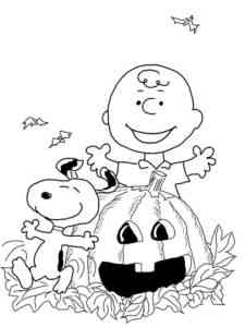 Charlie Brown 6 coloring page