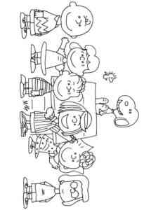 Charlie Brown 8 coloring page