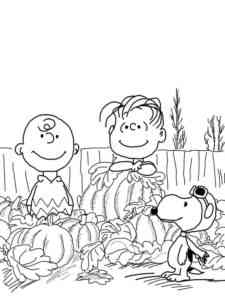 Charlie Brown 9 coloring page